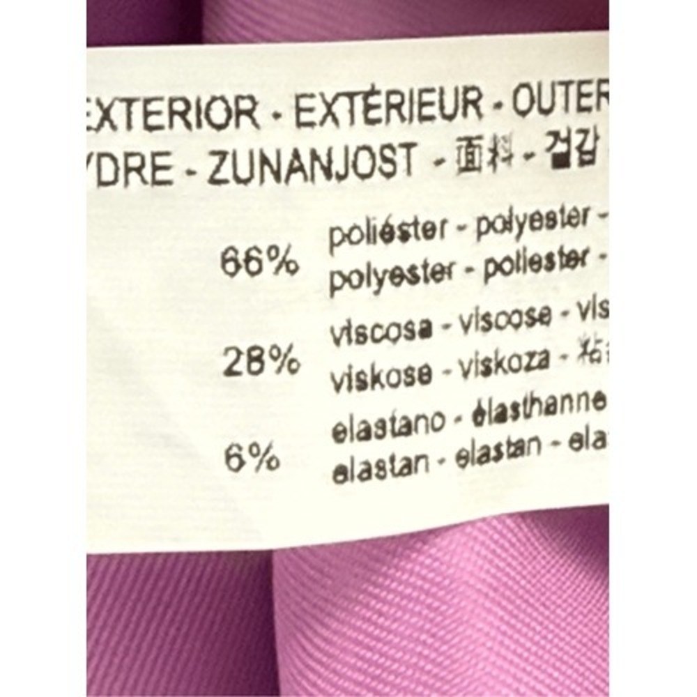 B8 ZARA Cut Out Blazer Dress Lavender Lilac Button Front Long Sleeve Size‎ S - Picture 6 of 8